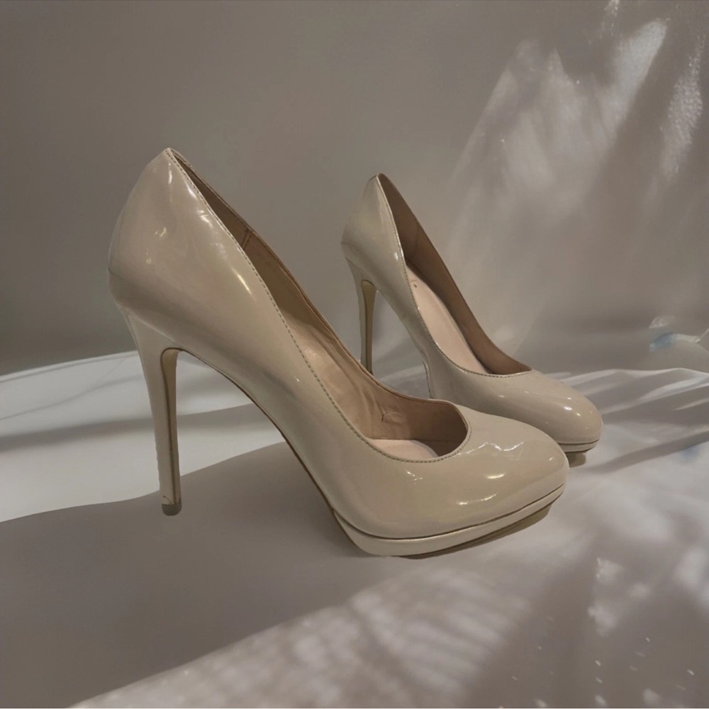 SOLD Aldo Nude Pumps Heels Stiletto Shoes Women’s Size 6.5 Dress